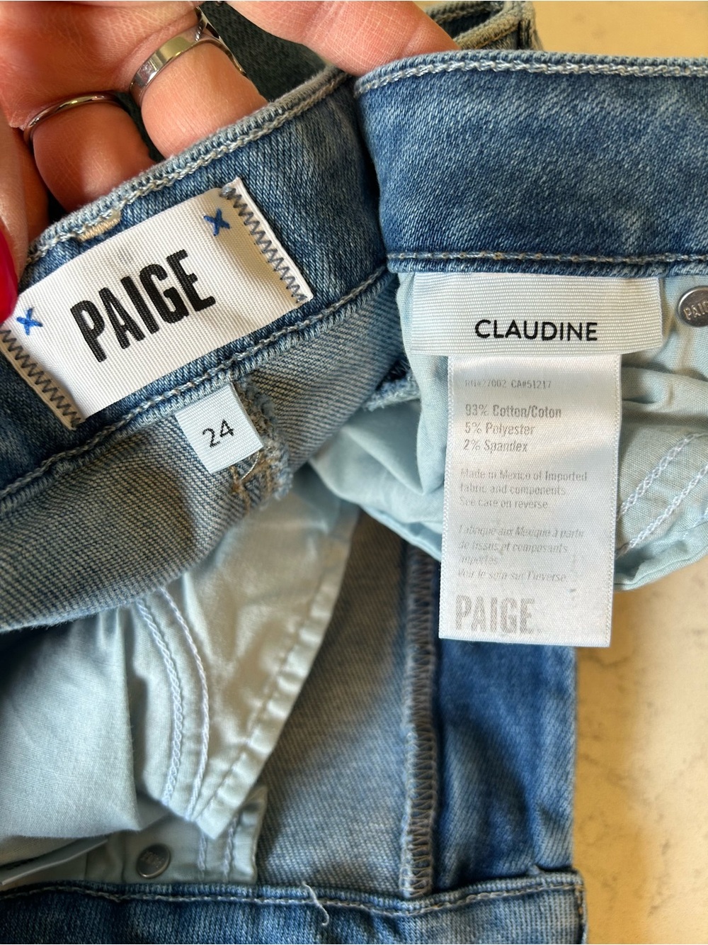 EUC Paige Claudine High Rise Ankle Flare Jeans in Persona - Picture 15 of 16